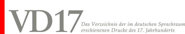 VD17 – Das Verzeichnis der im deutschen Sprachraum erschienenen Drucke des 17. Jahrhunderts
